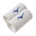 Mizuno Pro Large Wristbands - White/Blue