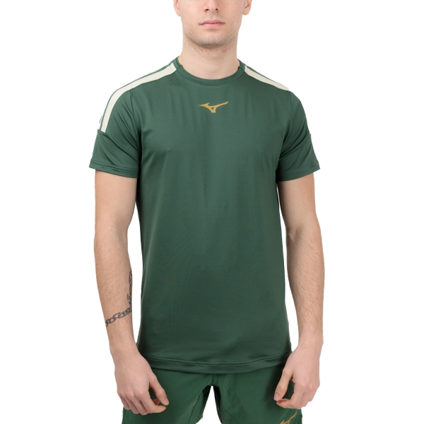 Camisetas de Tenis Hombre Mizuno Shadow Camiseta  Pineneedle 62GAA00237