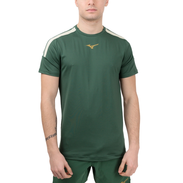 Maglietta Tennis Uomo Mizuno Mizuno Shadow Camiseta  Pineneedle  Pineneedle 62GAA00237