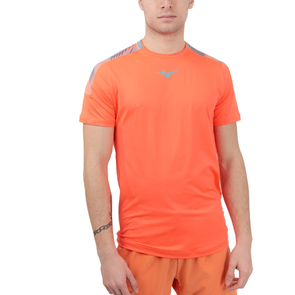 Men's Tennis Shirts Mizuno Shadow TShirt  Soleil 62GAA00252