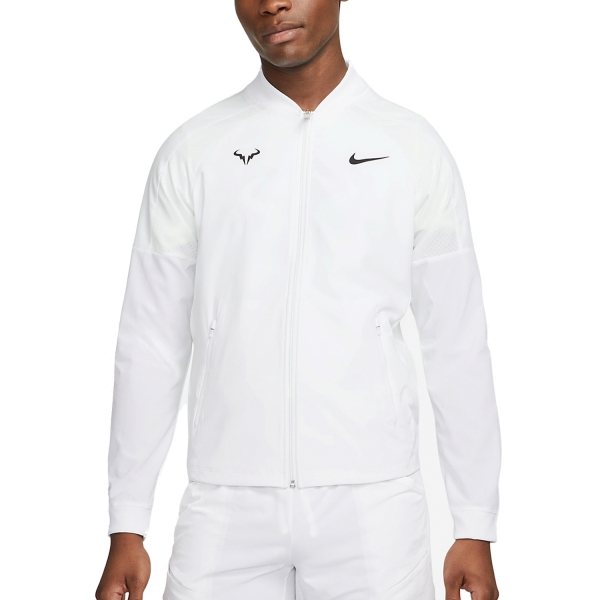 Men's Tennis Jackets Nike DriFIT Rafa Jacket  White/Black DV2885100
