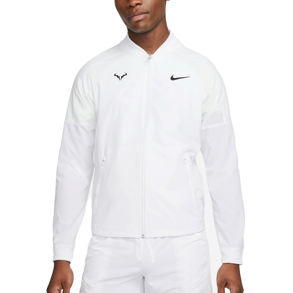 Giacche da Tennis Uomo Nike DriFIT Rafa Giacca  White/Black DV2885100