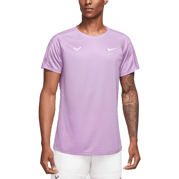 Men's Tennis Shirts Nike Rafa Challenger TShirt  Rush Fuchsia/White DV2887532