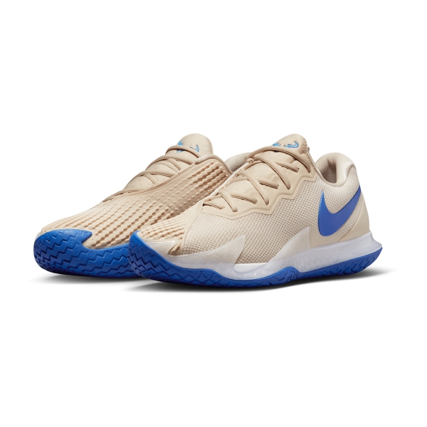 Nike Air Zoom Vapor Cage 4 Rafa HC - Sanddrift/Game Royal/University Blue