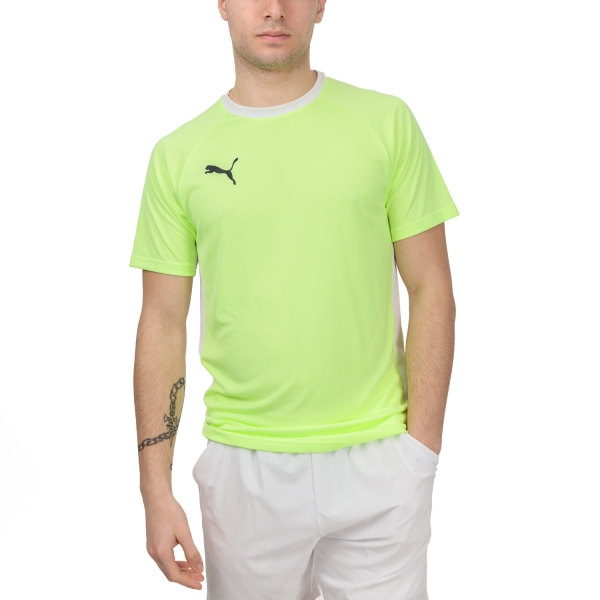 Men's Tennis Shirts Puma TeamLIGA Classic TShirt  Yellow 93183201