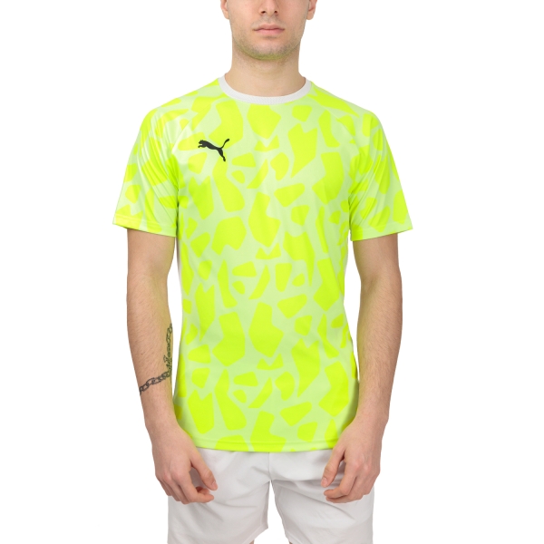 Men's Tennis Shirts Puma TeamLIGA Graphic TShirt  Yellow 93183301