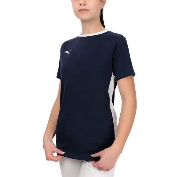 Magliette e Polo Tennis Donna Puma Puma TeamLIGA TShirt  Blue  Blue 93183806