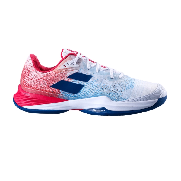 Men`s Tennis Shoes Babolat Jet Mach 3 All Court  White/Estate Blue 30F226291005