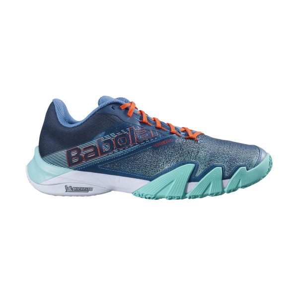 Scarpe Padel Babolat Jet Premura 2  Electric Green/Mandarin 30F237528008