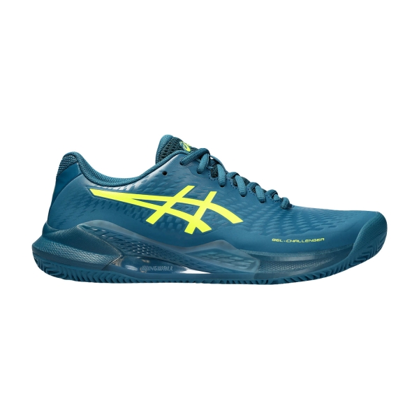 Scarpe Tennis Uomo Asics Asics Gel Challenger 14 Clay  Restful Teal/Safety Yellow  Restful Teal/Safety Yellow 1041A449400