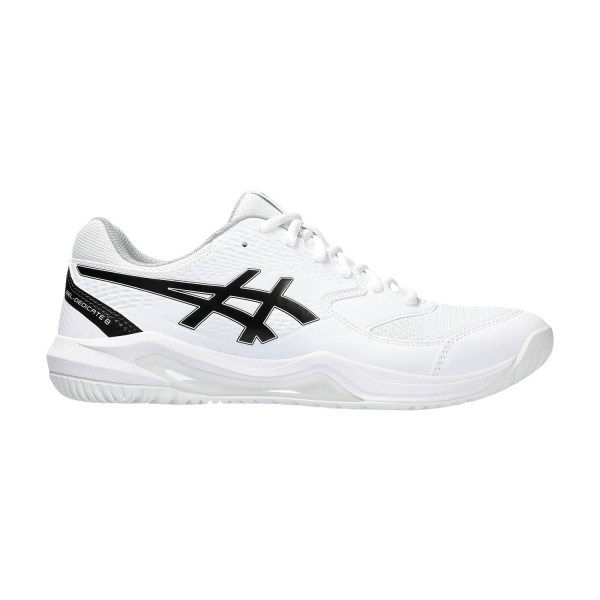Men`s Tennis Shoes Asics Gel Dedicate 8  White/Black 1041A408101
