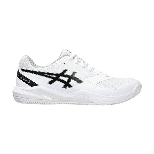 Scarpe Tennis Uomo Asics Gel Dedicate 8 Clay  White/Black 1041A448101