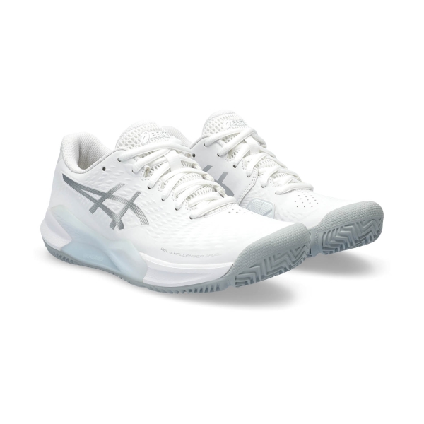 Asics Gel Challenger 14 Padel - White/Pure Silver