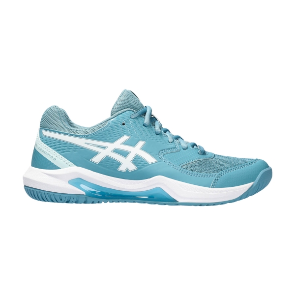 Women`s Tennis Shoes Asics Gel Dedicate 8  Gris Blue/White 1042A237400