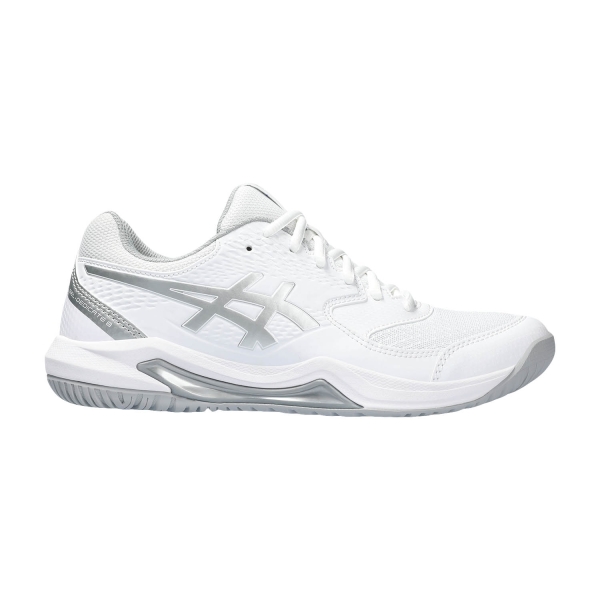 Scarpe Tennis Donna Asics Gel Dedicate 8  White/Pure Silver 1042A237101