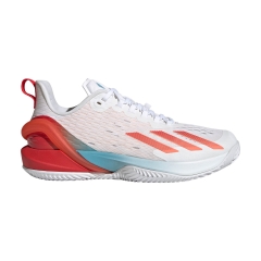 adidas Adizero Cybersonic Clay - Cloud White/Coral Fusion/Better Scarlet