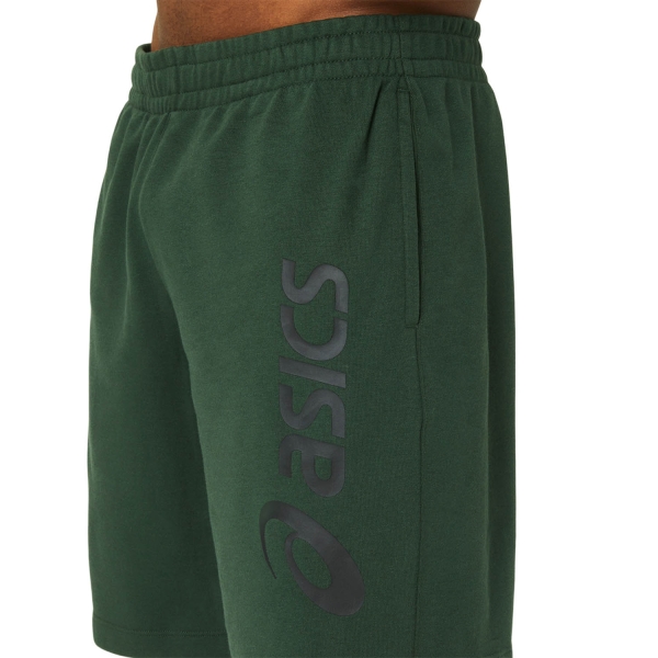 Asics Big Logo 9in Shorts - Rain Forest/Performance Black