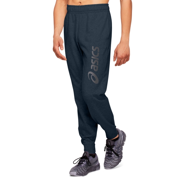 Pantalones y Tights Tenis Hombre Asics Big Logo Pantalones  French Blue/Dark Grey 2031A977409