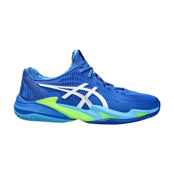 Calzado Tenis Hombre Asics Court FF 3 Novak Clay  Tuna Blue/White 1041A364400