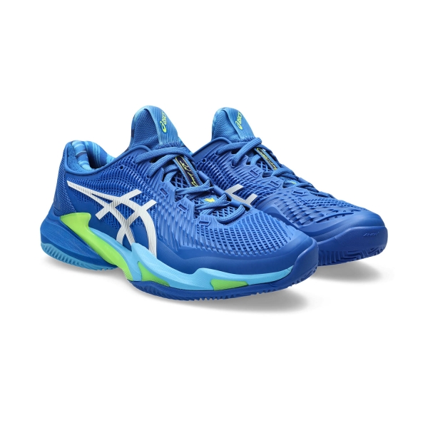 ASICS GEL-RESOLUTION 9 CLAY - Zapatillas de tenis para tierra batida -  white/restful teal/blanco 