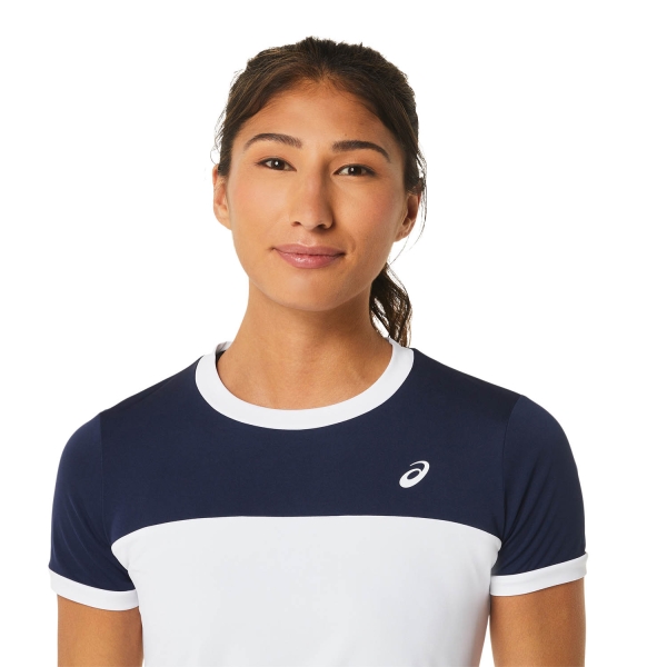 Asics Court T-Shirt - Brilliant White/Midnight