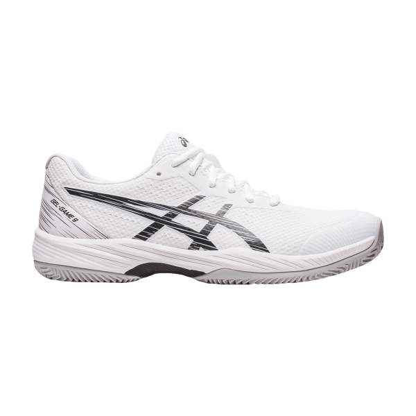 Calzado Tenis Hombre Asics Gel Game 9 Clay/OC  White/Black 1041A358100