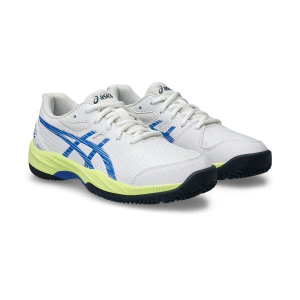 Asics Gel Game 9 GS Padel Junior - White/Illusion Blue