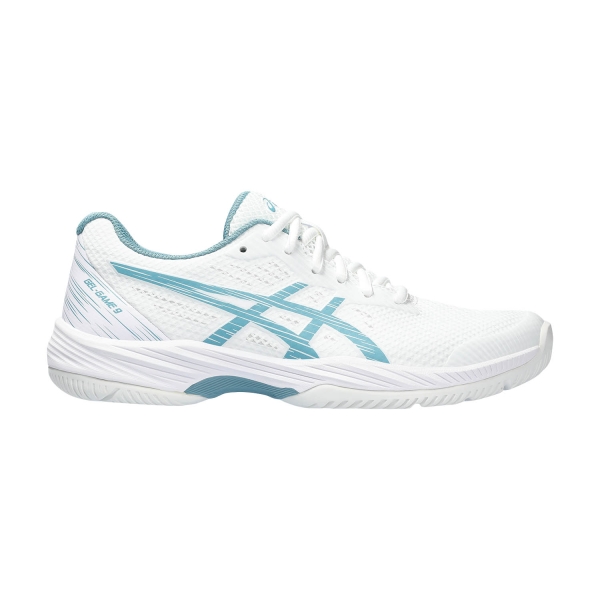 Scarpe Tennis Donna Asics Gel Game 9  White/Gris Blue 1042A211103