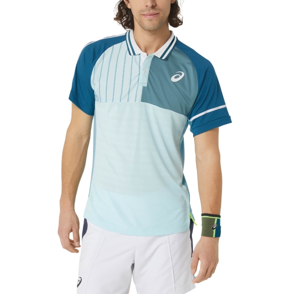 Polo Tennis Uomo Asics Asics Match Polo  Aquamarine  Aquamarine 2041A272405