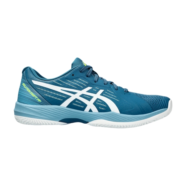 Men`s Tennis Shoes Asics Solution Swift FF Clay  Restful Teal/White 1041A299402