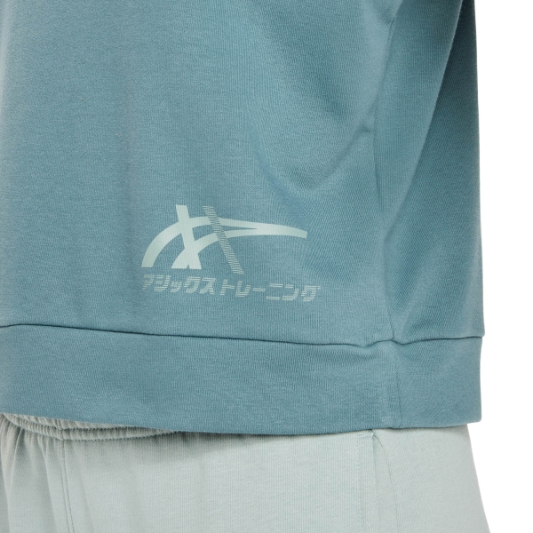 Asics Tiger Hoodie - Foggy Teal/Ocean Haze