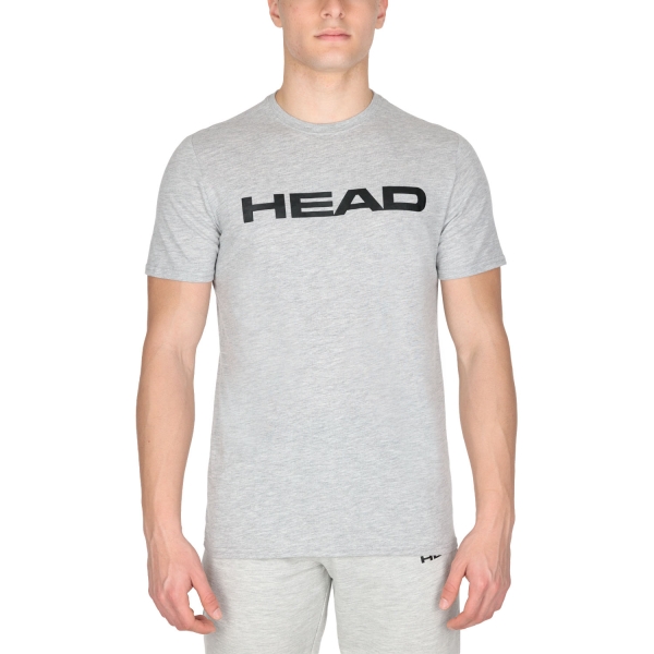 Camisetas de Tenis Hombre Head Club Ivan Camiseta  Grey Melange 811033GM