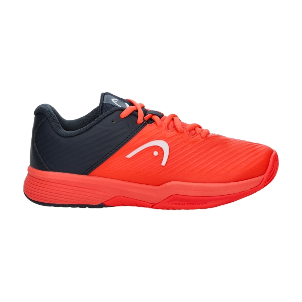 Scarpe Tennis Junior Head Head Revolt Pro 4.0 Bambini  Blueberry/Fiery Coral  Blueberry/Fiery Coral 275223 BBFC