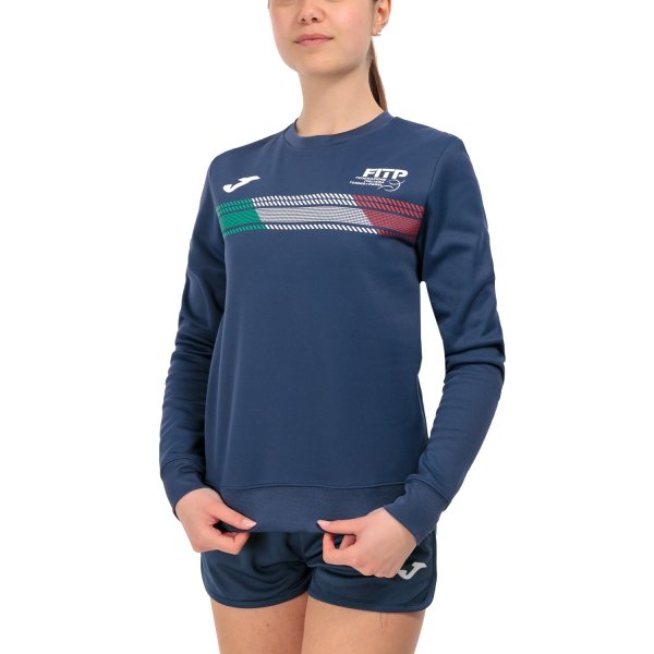 Women's Tennis Shirts and Hoodies Joma FITP Sweatshirt  Navy SW901629D331