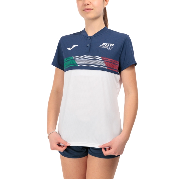 Camisetas y Polos de Tenis Mujer Joma FITP Polo  Navy/White SW901873B332