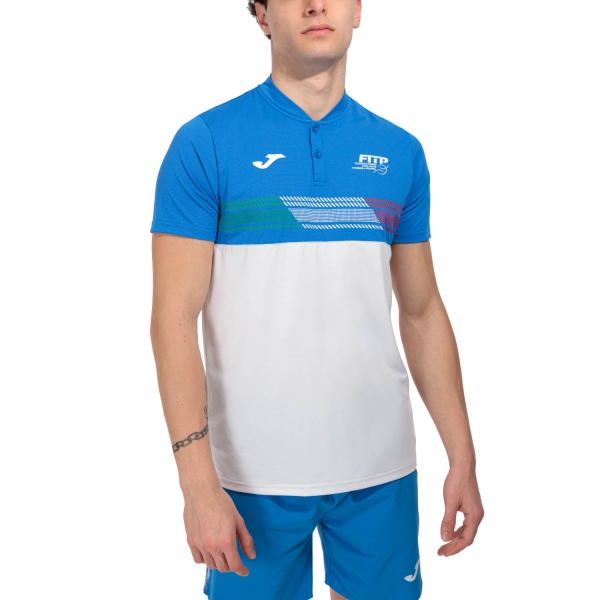 Polo Tennis Uomo Joma FITP Polo  Royal/White SW103071A702