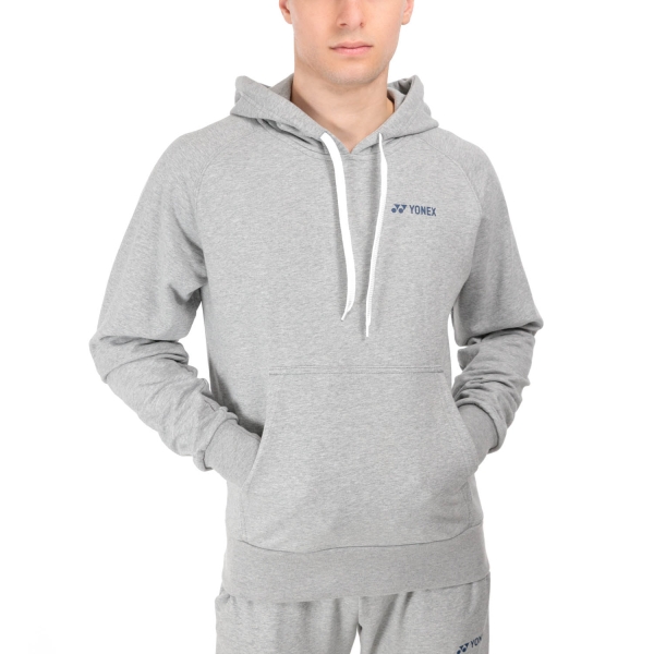 Maglie e Felpe Tennis Uomo Yonex Yonex Club Felpa  Grey  Grey YM0031GR