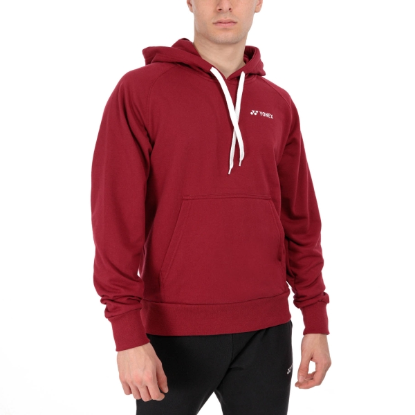 Men's Tennis Shirts and Hoodies Yonex Club Hoodie  Reddish Rose YM0031RR