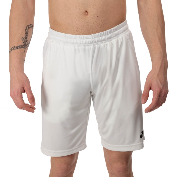 Men's Tennis Shorts Yonex Club Knit 9in Shorts  White YM0030B