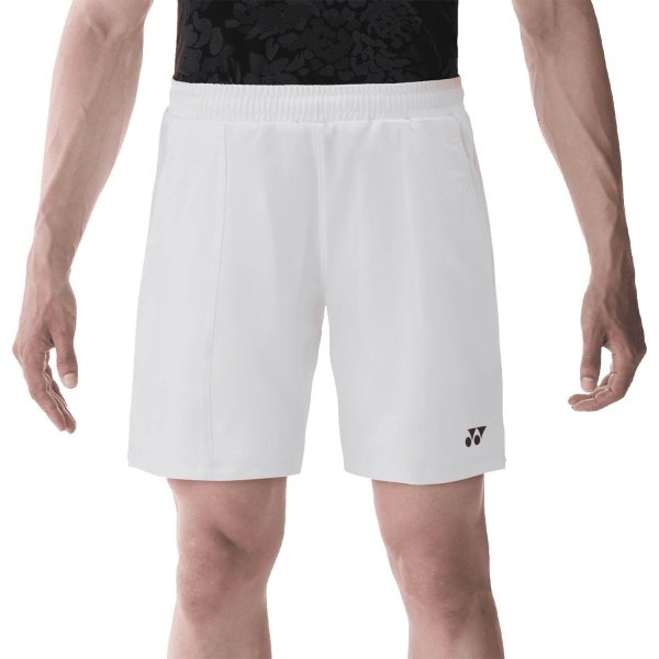 Pantaloncini Tennis Uomo Yonex Yonex Tournament Pro 8in Shorts  White  White TW15134B