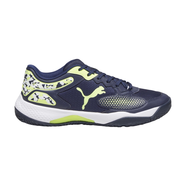 Padel Shoes Puma Solarcourt RCT  Navy/Fast Yellow/White 10729604
