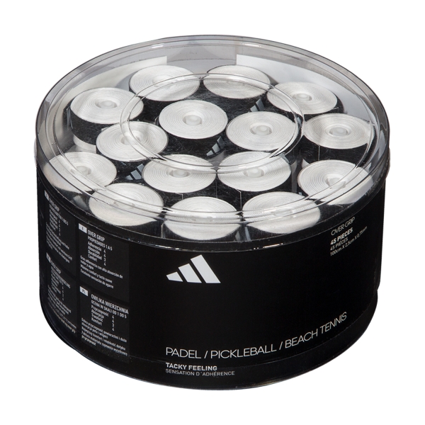 Accesorios Padel Adidas Tacky Feeling Box x 45 Sobregrip  White AC2TA2WH