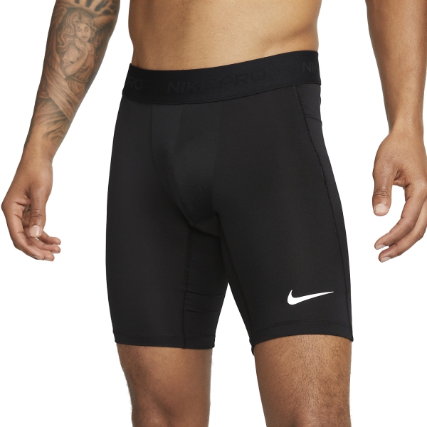 Intimo tecnico Uomo Nike Pro Calzamaglia Corta  Black/White FB7963010