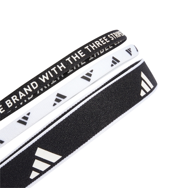 adidas Stripes x 3 Fasce Capelli - Black/White