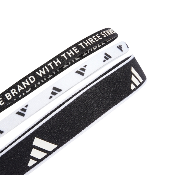 adidas Logo Mini Hairbands - Black/White