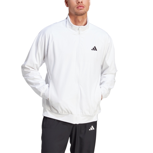 Giacche da Tennis Uomo adidas adidas Velour Pro Giacca  White  White IA7095