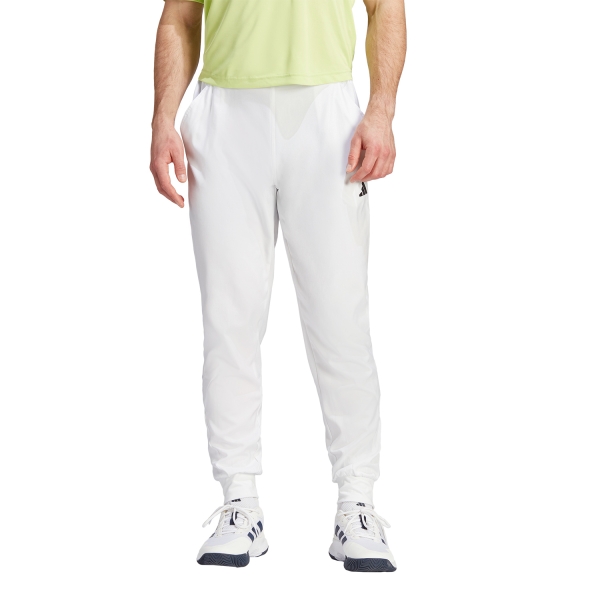 Pantaloni e Tights Tennis Uomo adidas adidas Woven Pro Pantalones  White  White IA7096