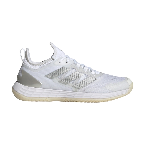 Women`s Tennis Shoes adidas adizero Ubersonic 4.1  Cloud White/Silver Metallic/Grey One ID1566
