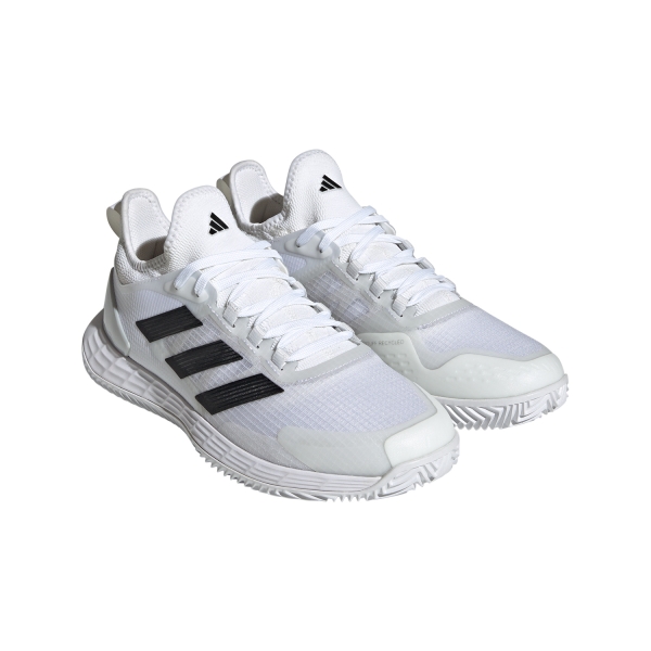 Women's adizero ubersonic 3 clay tennis sales shoes core black and white