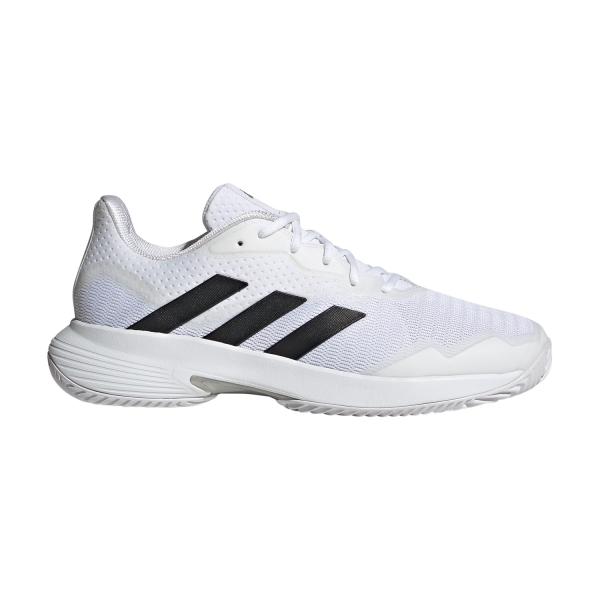 Adidas Men's SoleMatch Control Tennis Shoes, Size 10, White/Black/Silver